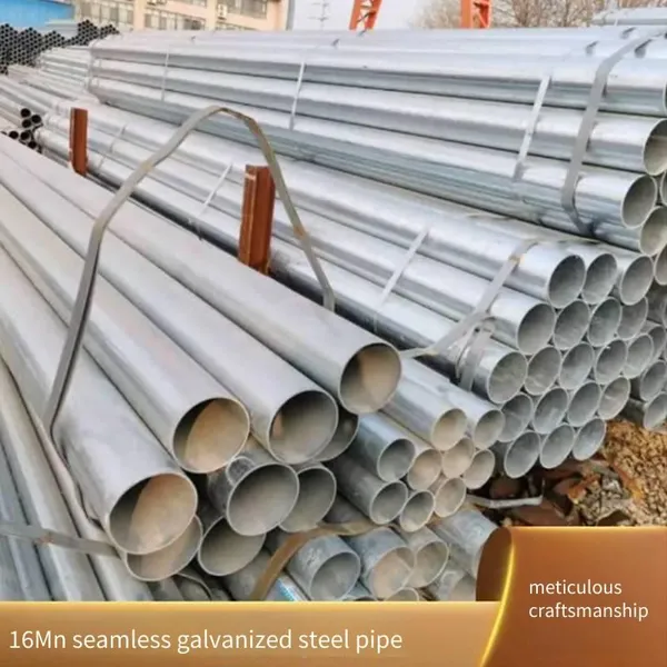 219*6 Hot-dip Galvanized Seamless Steel Pipe, Grade 20 Steel, Cut to Length of 6m and 12m, Zinc Coating Meets National Standard Range, Also Available in 159*4.5
