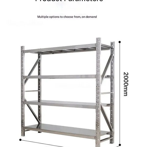 Expandable Commercial Metal Shelving System | Custom Size | For Logistics Center Warehouse