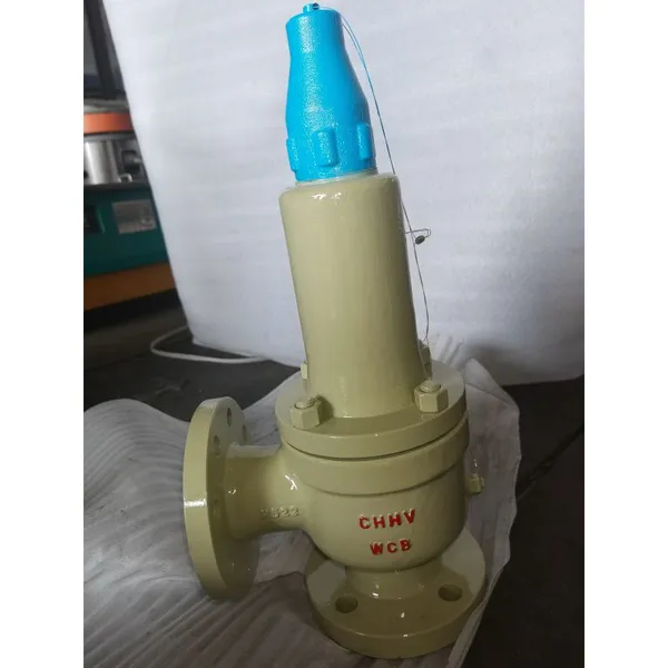 DN40 Cast Iron Carbon Steel A48Y-16C Spring Type Full Open Flange Safety Valve for Steam Applications photo-2