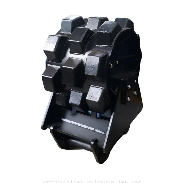 20 Ton Loading Capacity Excavator Compactor Wheel Construction Machinery Attachment photo-2