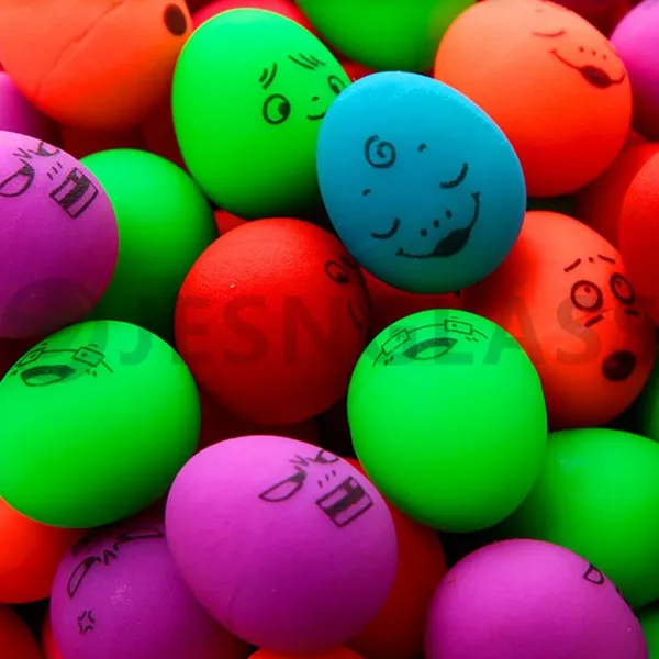 Factory Wholesale Various Design 20mm 27mm 32mm 35mm 38mm 45mm 49mm 56mm 60mm Egg Bouncy Toy Rubber Balls photo-2