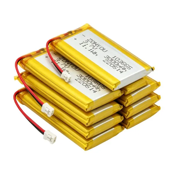 Wholesale Good Price High Temperature Resistant 105568 Pouch Cell Li-po Battery for Portable Mobile Power photo-5