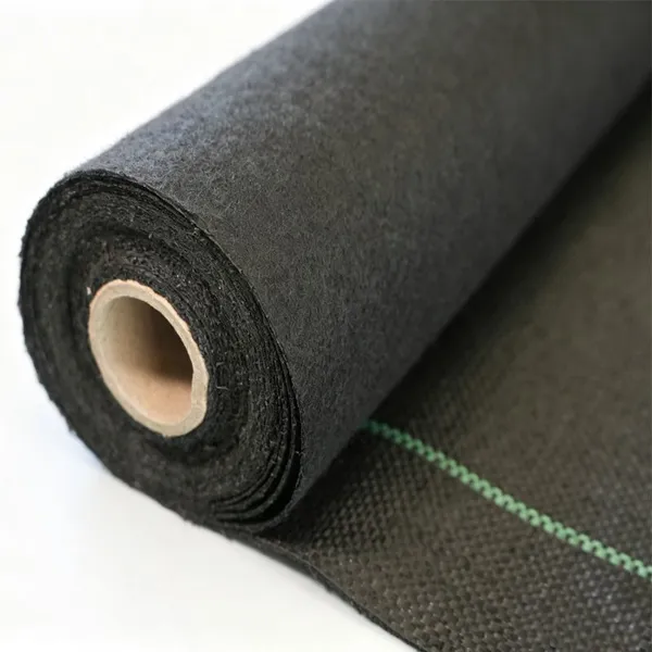 Control Fabric Woven Geotextile Anti Grass Mat Grass Controll 100 140 160 170 GSM 3.0 4.1 4.8 5.0 oz Black photo-1