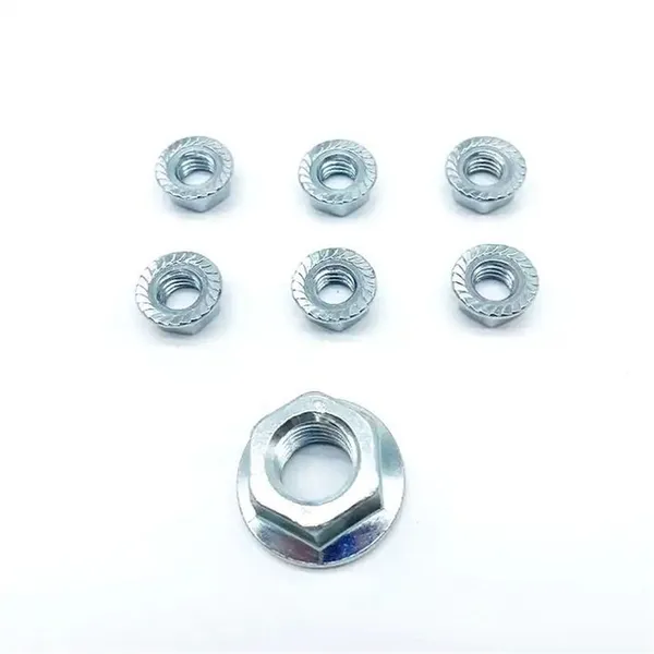 DIN 6923 Factory Selling Zinc Plated Hexagon Flange Nuts photo-2