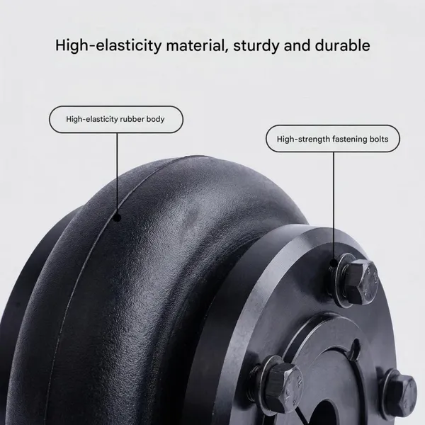 Split Tyre Coupling for Air Compressors With Flexible Shaft Connection