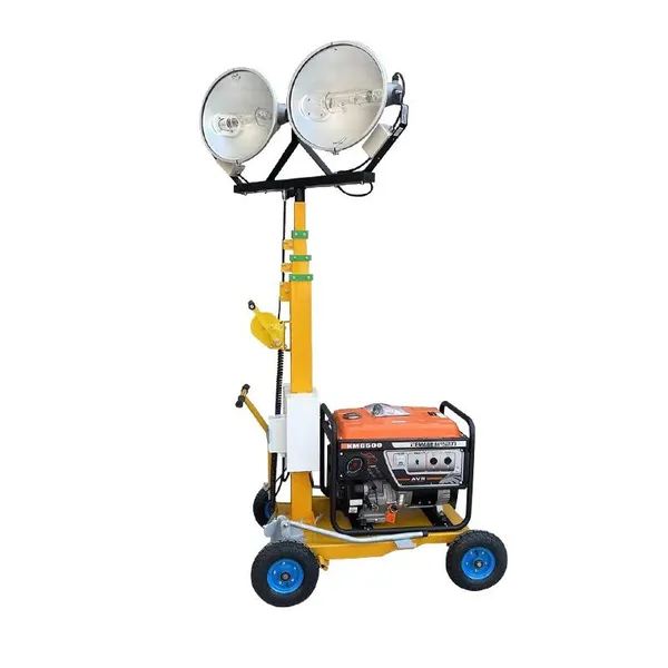 Hand-push Gasoline Generator Lighting Tower photo-4