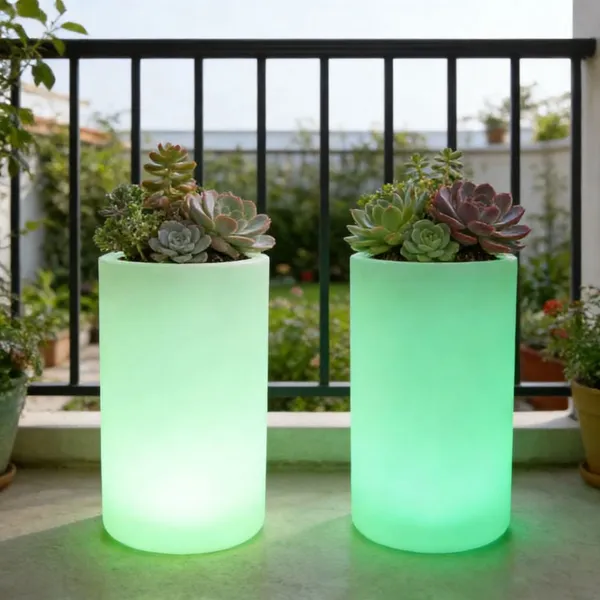 Large Japandi Contemporary Cute Floor Hanging Outdoor Garden Smart Planter Pot Waterproof Home Decoration Flowerpot photo-2