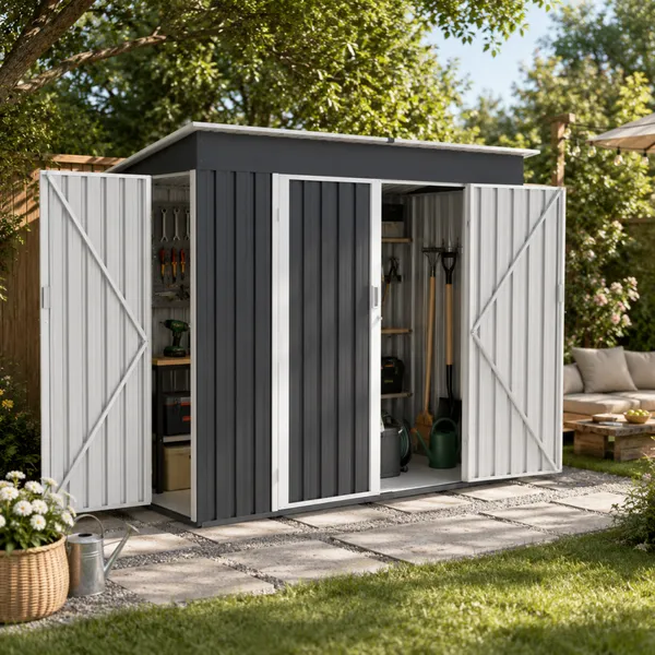 LERYOU OEM Private Label Metal Garden Shed Manufacturer