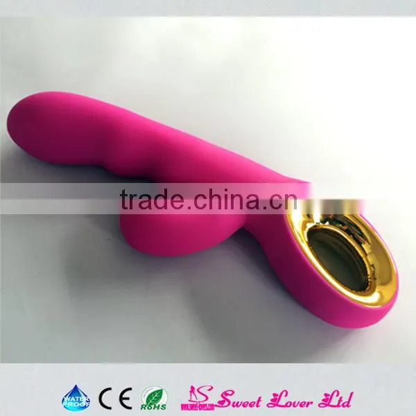 New Arriving Dual Stimulators Vagina Vibrator Sex Toy Silicone Rechargeable Adult Sex Toy for Woman photo-6