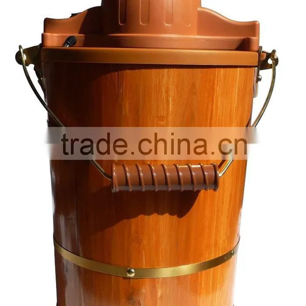 6qt Wood Bucket Ice Cream Maker