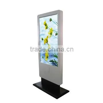 42 Inch Floor Stand White Media Player Usb Video Player Circuit For Advertising Monitor photo-2