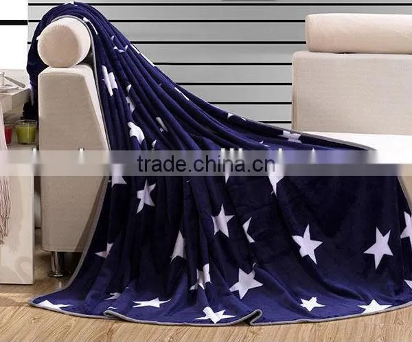 2013 Printed Or Solid Color Flannel Fleece Blanket,Coral Fleece Blankets