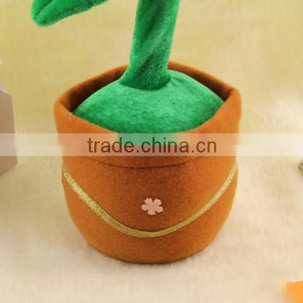 Soft Electronic Flower Singing Toy/Stufferd Toy Flower With Sound Sensor Controll photo-5