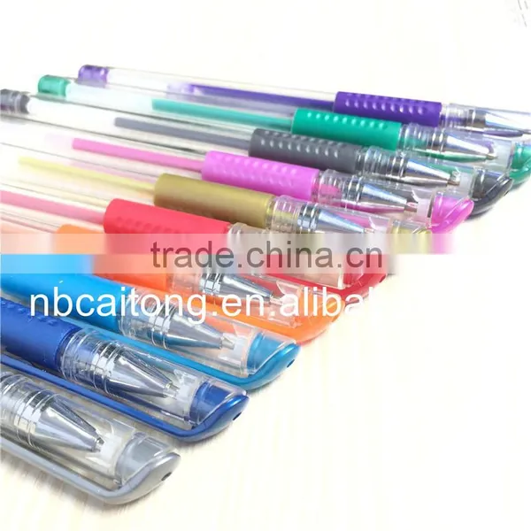 Colorful Metallic Colored Gel Ink Pens photo-3