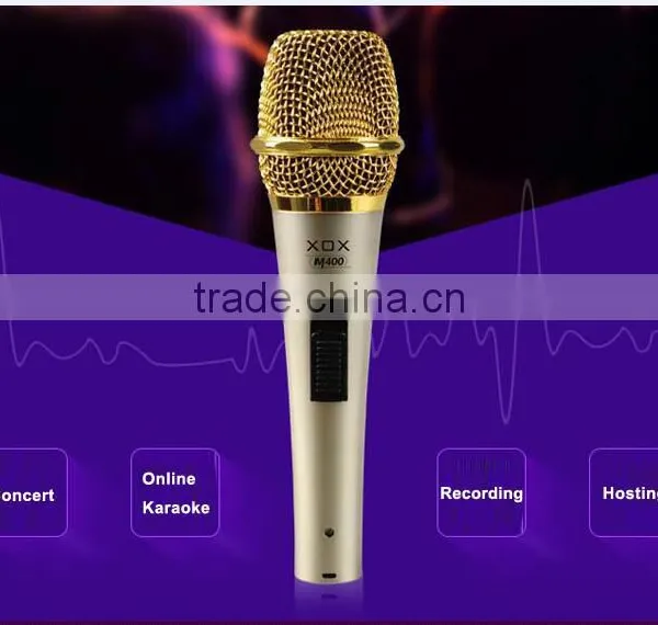 Cardioid Handheld Wired Condenser Microphone 2016 Hot Selling XOX M400