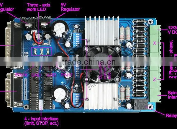 TB6560 CNC Stepper Motor Driver Board Controller 3 Axis