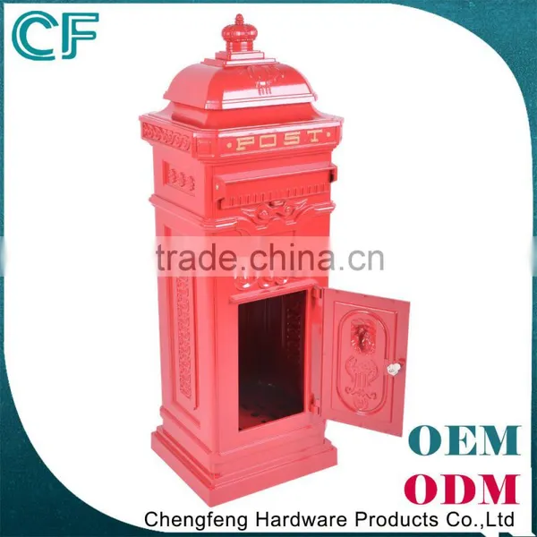 Reasonable Price Crown Decorative Bronze Lockable Mailbox photo-6