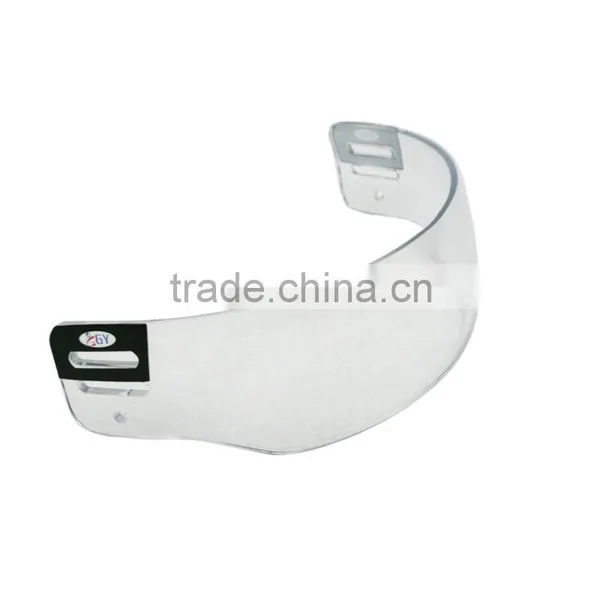 Clear Polycarbonate Shield Ice Hockey Helmet Visor photo-2