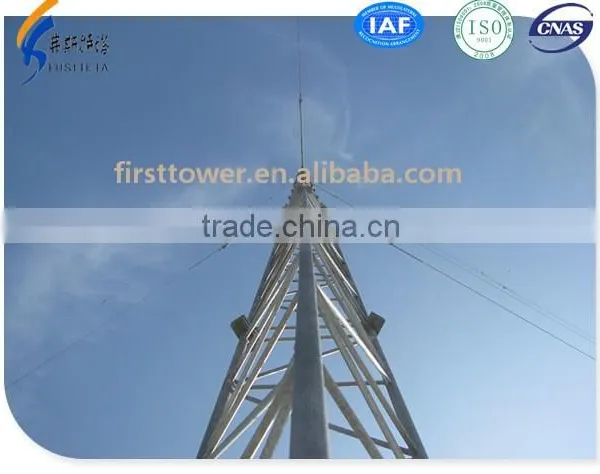 Four Legged Guyed Mast Communication Tower photo-3