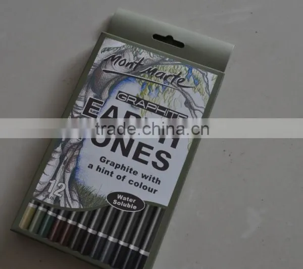 Mont Marte Earth Tones Graphite Pencils 12pce photo-2