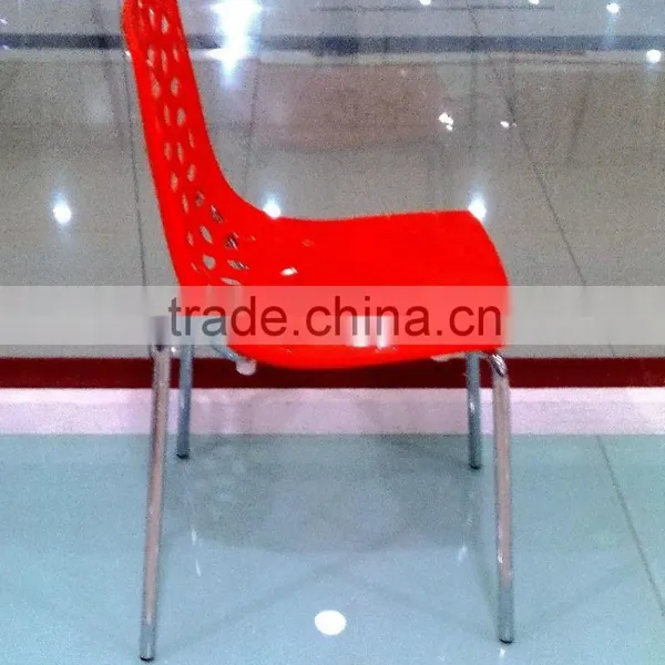 High Quality Wholesale Modern Popular Design PP Plastic BUBBLE CHAIR With Chromed Metal Base photo-4