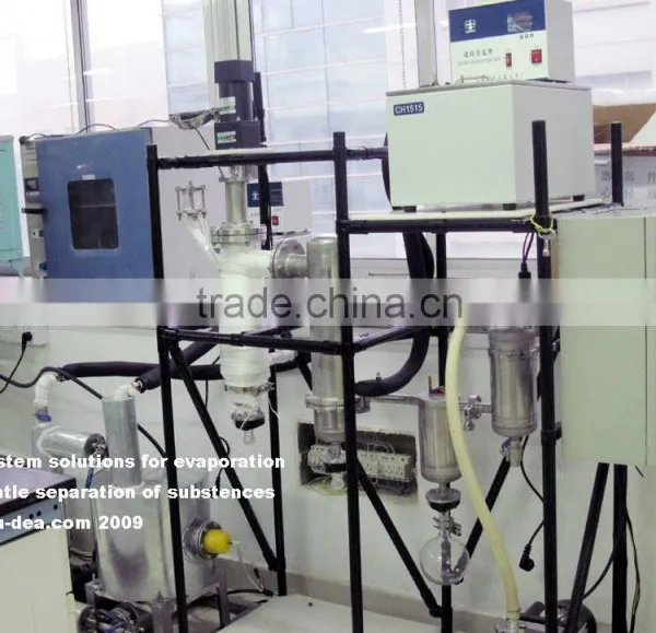Lab Thin Film Evaporator for the Algae Biodiesel BML-10