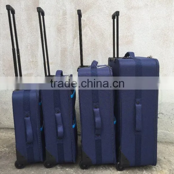 Inventory Stocklot Polyester 4pcs Trolley Luggage Set photo-3