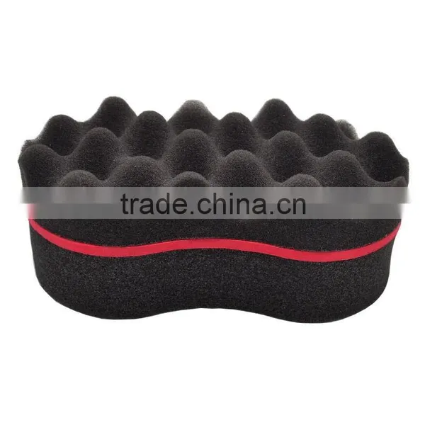 Lot of 4 Pcs Barber Hair Brush Sponge for Dreads Afro Locs Twist Curls Coil photo-3