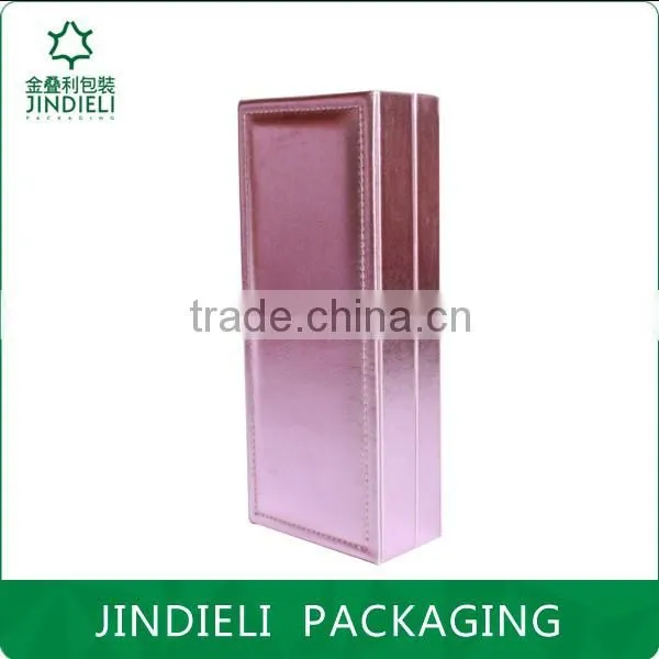 Beautiful Shiny Leather Necklace Jewelry Box Packaging photo-3