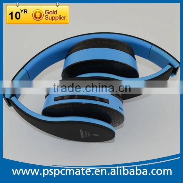 Cheap Handfree Stereo Foldable MP3 FM Bluetooth Headset for Mobile Phone photo-6