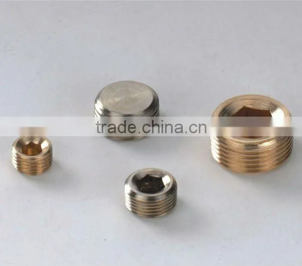 iron hexagon male thread plug