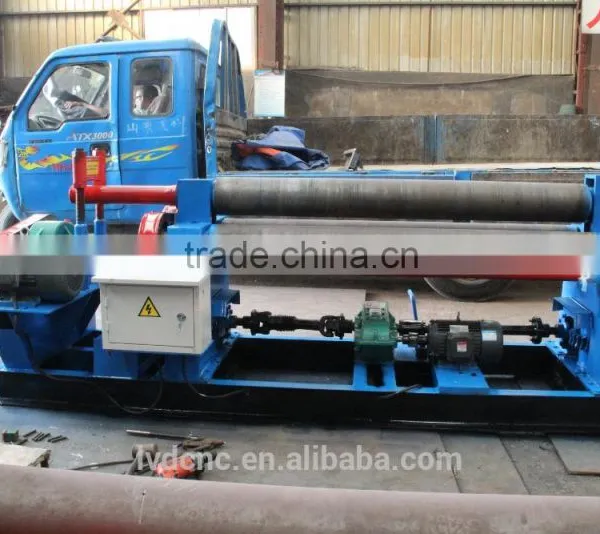 China Manufacturer W11S-40/3000mm 3 Rollers Hydraulic Plate Rolling Machine, Bending Machine Price photo-6