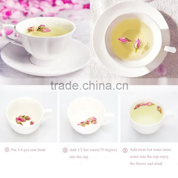 Hot Selling Raw Material Good for Women Smooth Skin Detox Tea Meigui Pink Rose Flower Tea France Rose Buds Herb Tea Rosa Rugosa photo-4