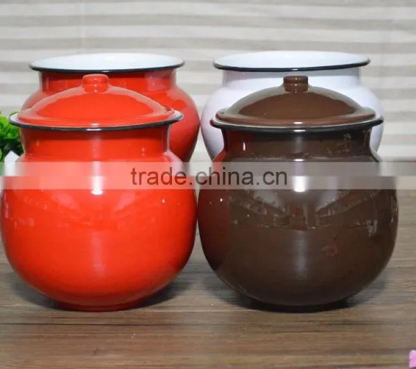Pantone Color Enamel Cooking Pot, Flower Pot,tea Pot photo-6