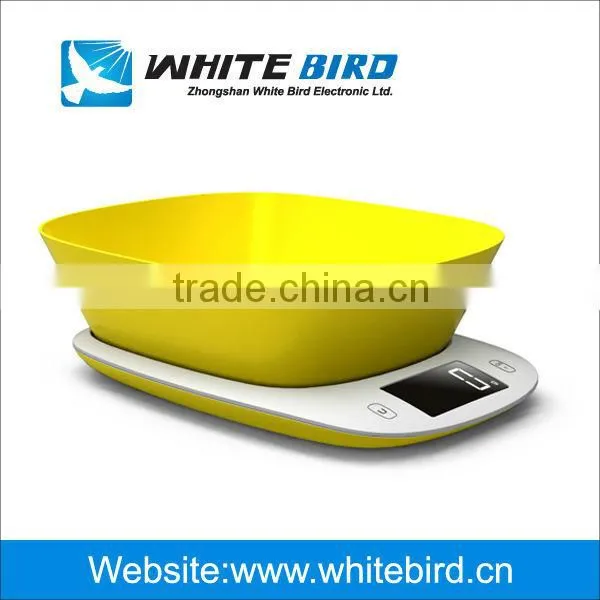 5kg Digital Electronic ABS Kitchen Weighing Scale With Bowl photo-4