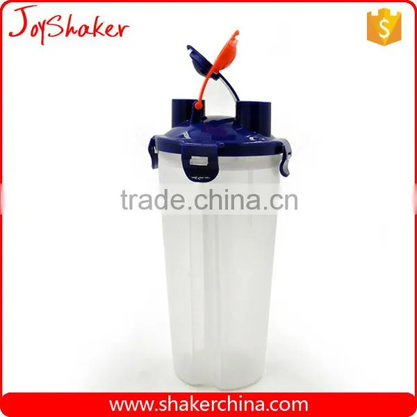 2015 New BPA Free 2 in 1 Twin Pack Plastic Dual Shaker photo-3