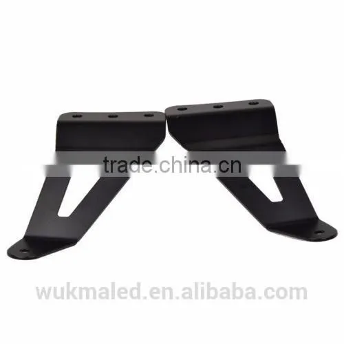 2pcs 50" Curved LED Light Bar Mount Brackets Windshield Fits 2007-2013 Chevy/GMC photo-5