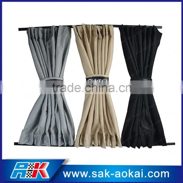 Colored Stitching Thick Cloth Auto Curtain Car Sunshade photo-3