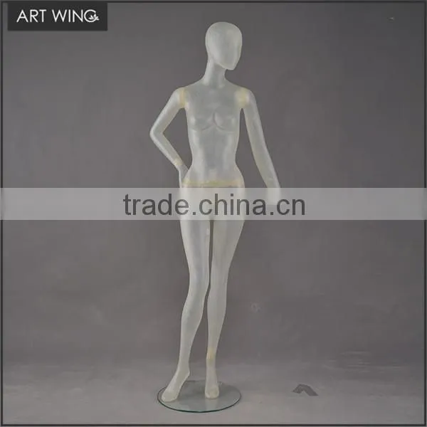 Sexy Gold Yoga Quality Female Eco-friendly Mannequin Body for Sale photo-3