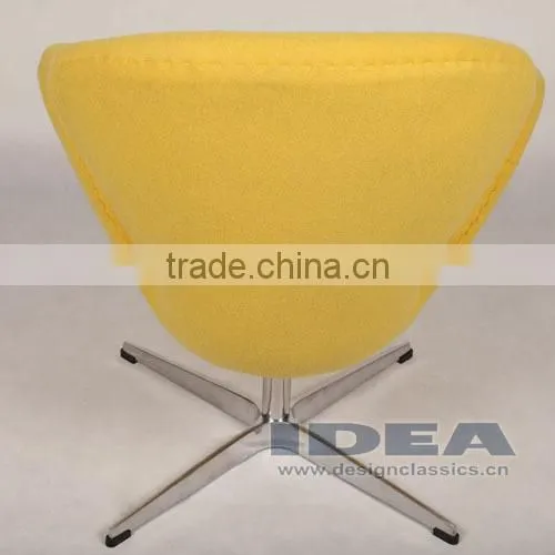 Replica Swan Chair - Yellow Fabric photo-5