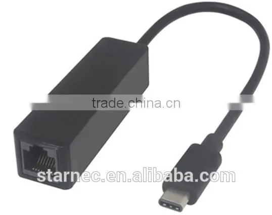 2015 New Product USB 3.1 Cable RJ45, USB Male to RJ45 Female Adapter