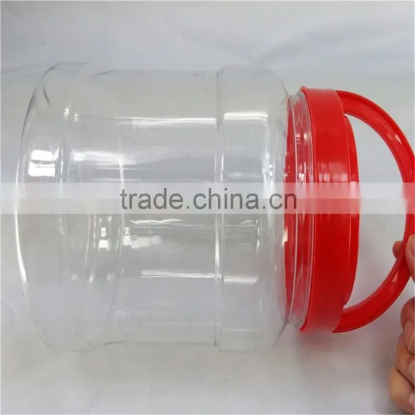 Clear Storage Jars With Plastic Lids for Promotion photo-3