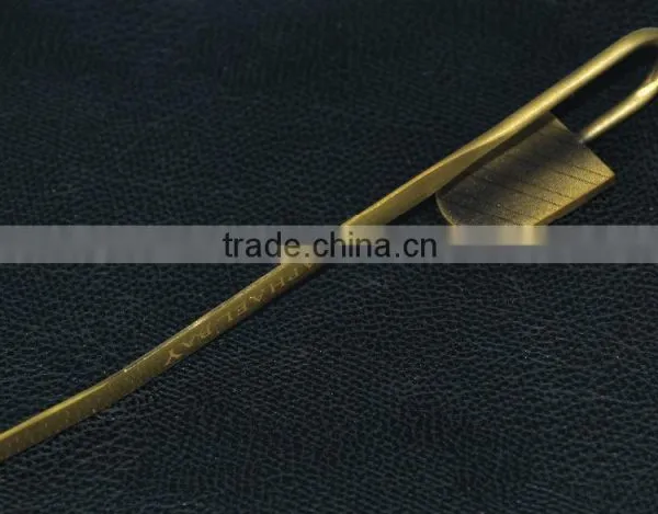 Promotion Custom Metal Antique Brass Bookmarks With Logo photo-3