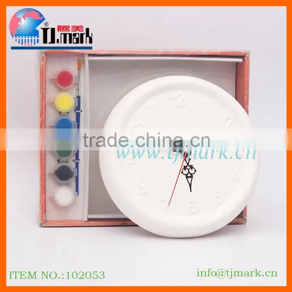 EDUCATIONAL TOYS PAINT YOUR OWN CLOCK SET