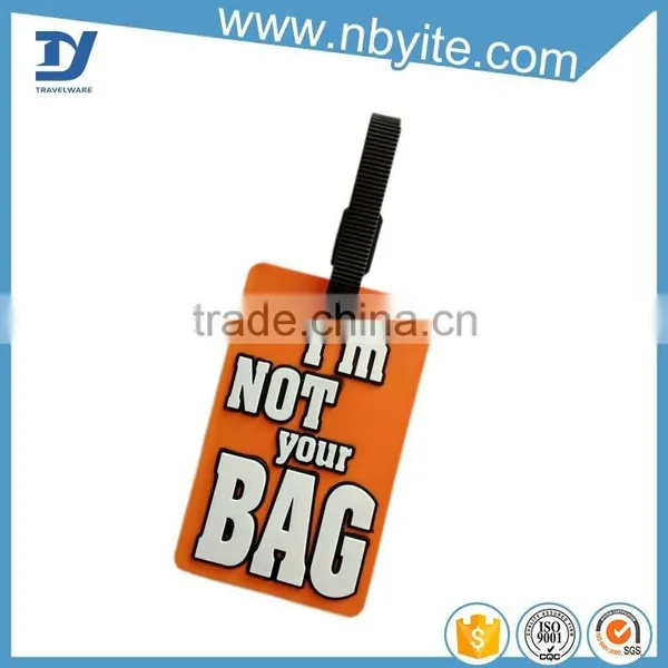 High Quality Custom Logo Pvc Luggage Tag photo-6