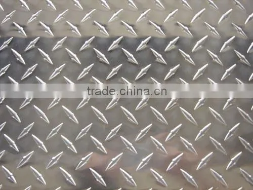 CE ISO Certification 1050 1060 1100 3003 Embossed Aluminum Plate Sheet photo-2