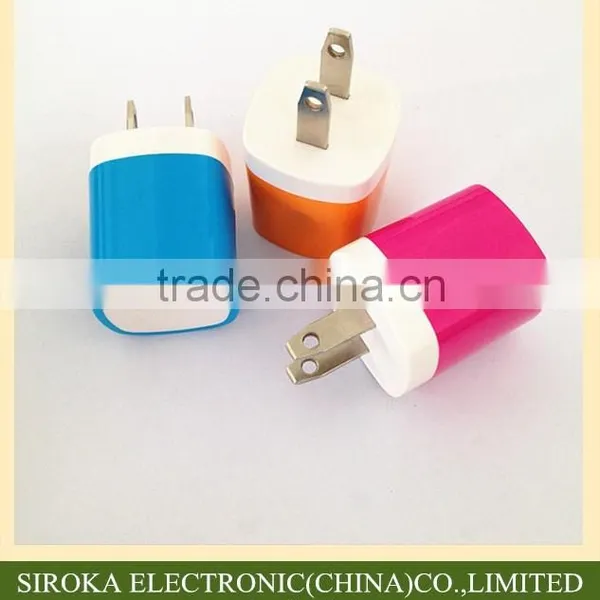 High Quality 1A/1.5A 110V USB Travel Adapter Charger With IC Smart Chip for Mobile Cell Phone photo-2