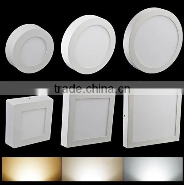 Surface Mounting LED Panel Lights 6W/12W/18W/25W CE/SAA/Tuv LED Panel Light Round/square for Option photo-2