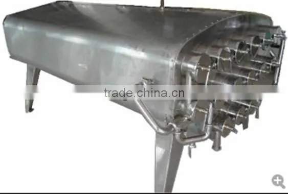 Small fruit puree pasteurizer