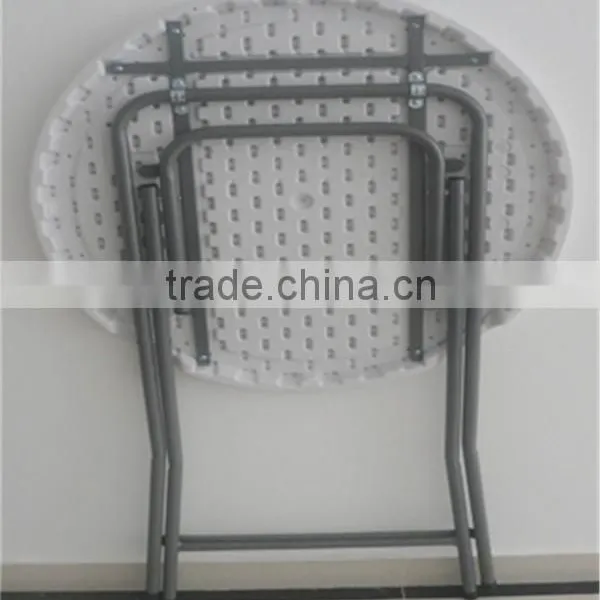 80cm Hotsale Outdoor Furniture of Folding Round Table for Leisure Time Use